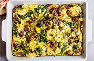 Spinach Mushroom Casserole